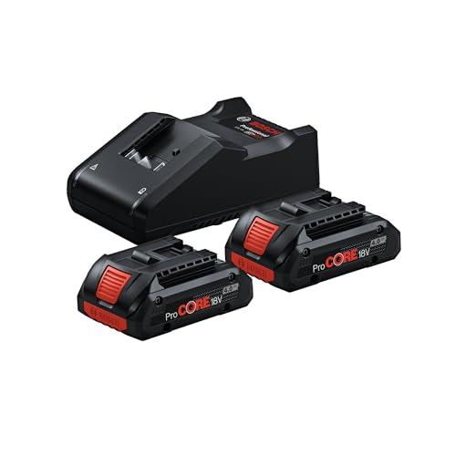 Bosch Professional Set Iniziale 2 x ProCORE18V 4.0Ah + GAL 18V-40