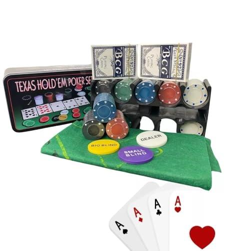 Set da Poker 200 Fiches con Accessori