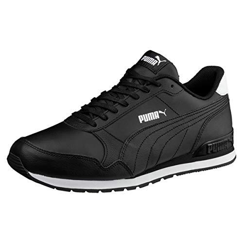 PUMA St Runner V2 Full L, Scarpe da ginnastica basse Unisex - Adulto, Puma Black Puma Black Puma White, 45 EU