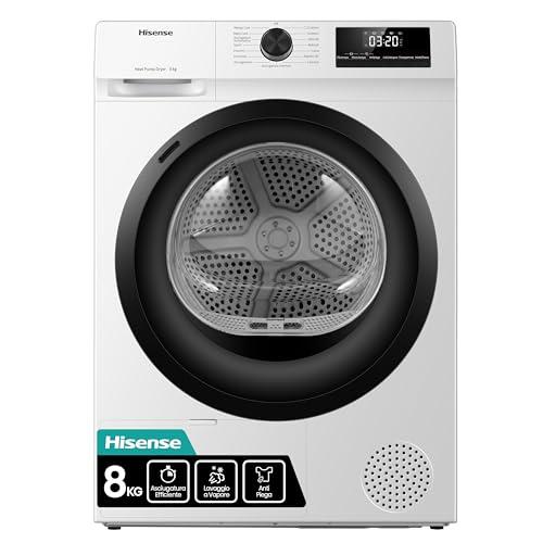 Hisense DHQE800BW2 Asciugatrice a Pompa di Calore 8 kg