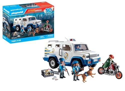 PLAYMOBIL Action Heroes 71597 Furgone Portavalori