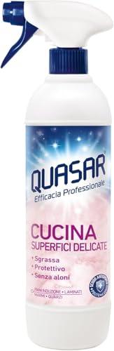 Quasar Cucina Superfici Delicate - Sgrassante e Protettivo per Induzione, Laminati, Marmi e Quarzi