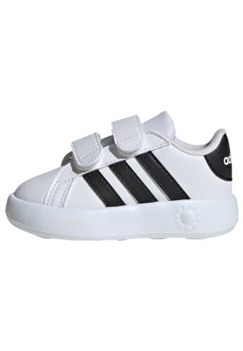 adidas Grand Court 2.0 Bambino - Scarpe Sportive, Bianco/Nero