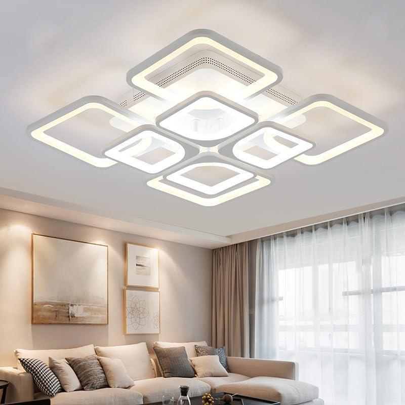 Comely Plafoniera LED Moderna 80W Dimmerabile con Telecomando e APP