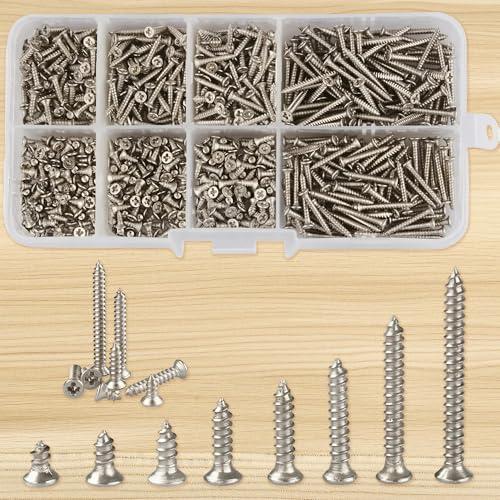 Kit Assortito Viti M2 Acciaio Inox 800 Pezzi Testa a Croce