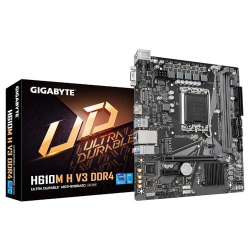 Gigabyte H610M H V3 DDR4: Scheda Madre Intel per Performance Affidabili