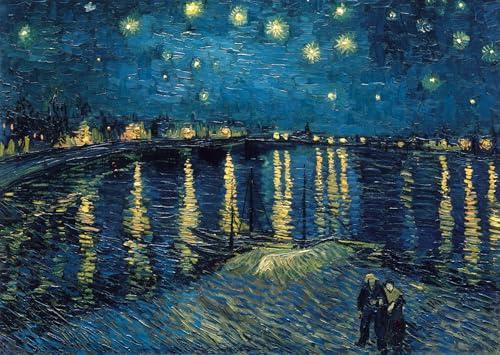 Ravensburger - Puzzle Van Gogh Notte Stellata, 1000 Pezzi