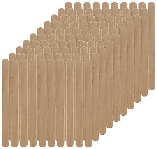 Silikomart Set 100 Bastoncini Stecco in Legno di Faggio 133x10 h 2 mm