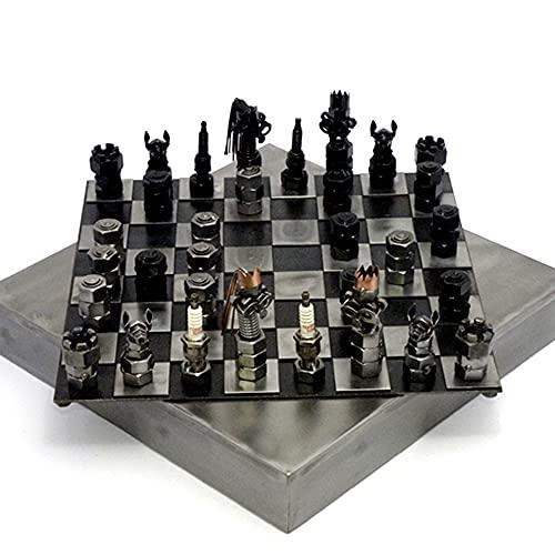 Scacchiera in metallo artigianale Metal Idea