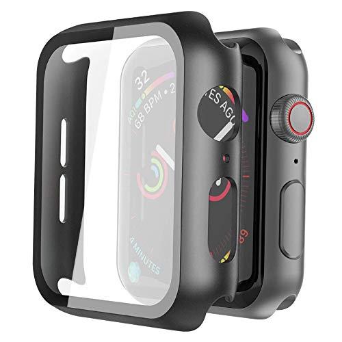 Misxi Cover Apple Watch 44mm con Vetro Temperato (2 Pezzi)