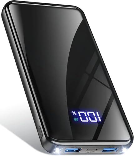 Power Bank 10000mAh Con PD 3.0 E QC 4.0 – Display LCD, Torcia Integrata E 3 Uscite Per Ricarica Multi-Dispositivo