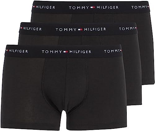 Tommy Hilfiger 3p Wb Trunk, Boxer Uomo, Nero