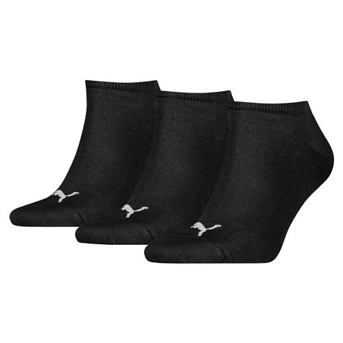 PUMA Invisible 3p, Calza Sneaker Uomo, Nero, 43-46