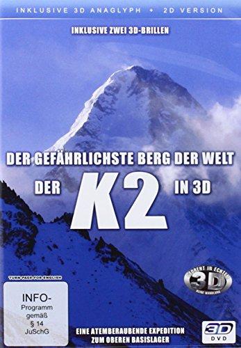 K2 in 3D - Il Monte più Pericoloso del Mondo (2D e 3D Anaglifo - Incluse 2 Paia di Occhiali)