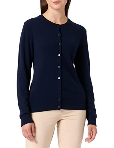 United Colors of Benetton Maglia Coreana Donna Blu Scuro
