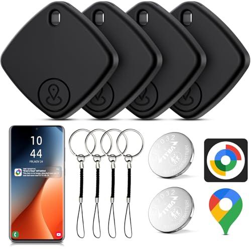 Air Tracker Android - Set da 4 localizzatori Bluetooth per chiavi, bagagli e portafogli