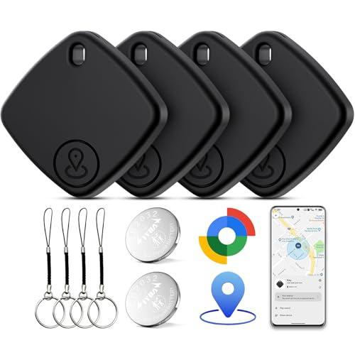 Air Tracker Tag Android, 4 Pezzi, Compatibile con Google Find Hub