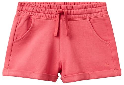 Bermuda in Felpa United Colors of Benetton con Logo Ricamato