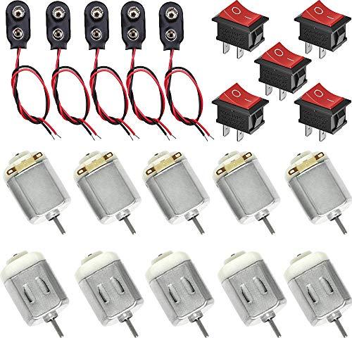 Kit Motori DC 130 RUNCCI-YUN con Accessori per Progetti Elettronici