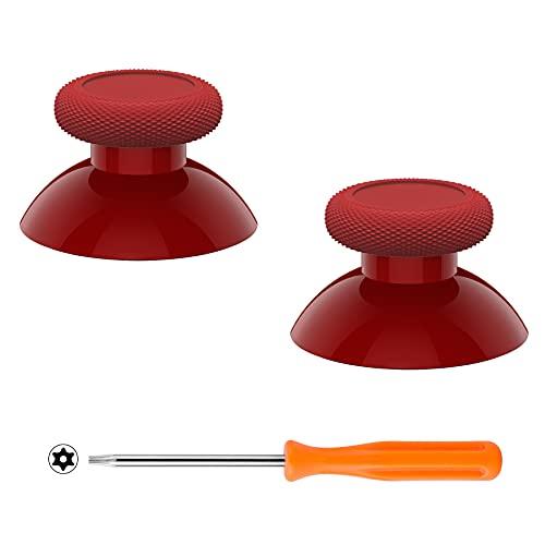 eXtremeRate Analogici per Xbox Series X/S Controller,Levette Analogiche Stick Ricambio per Xbox One S/X/Standard/Elite Joystick-Carminio