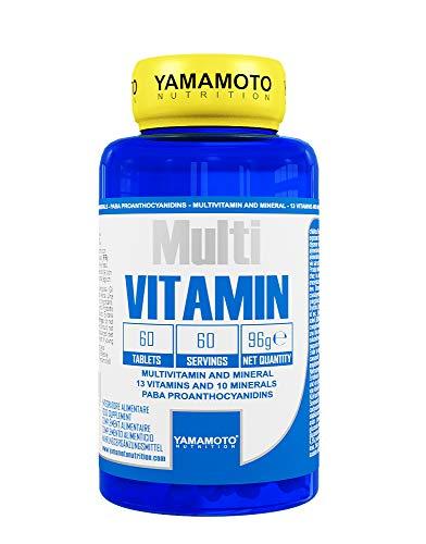 YAMAMOTO Nutrition Multi VITAMIN - 60 Compresse, Integratore Multivitaminico e Multiminerale Completo