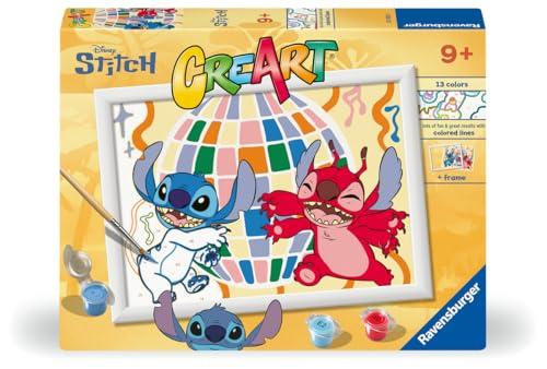 Ravensburger Creart Disney Stitch & Leroy - Dipingi con i Numeri per Bambini