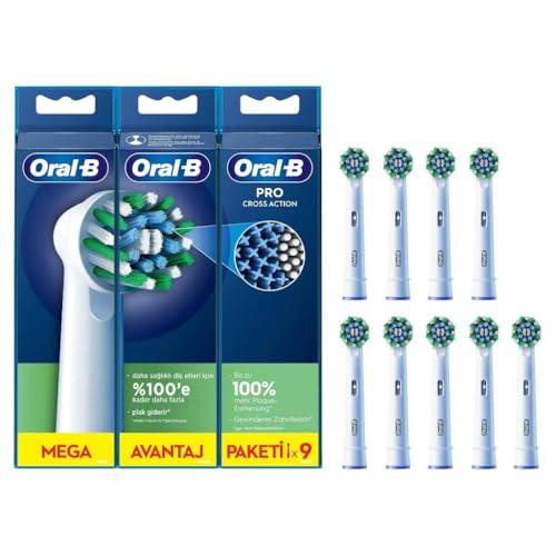 Oral-B CrossAction Ricambio Spazzolino Elettrico - 9 Testine