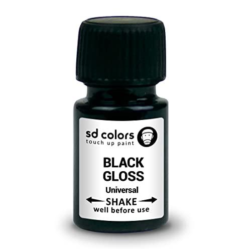 SD COLORS Vernice da Ritocco Universale Nero Lucido 15ml
