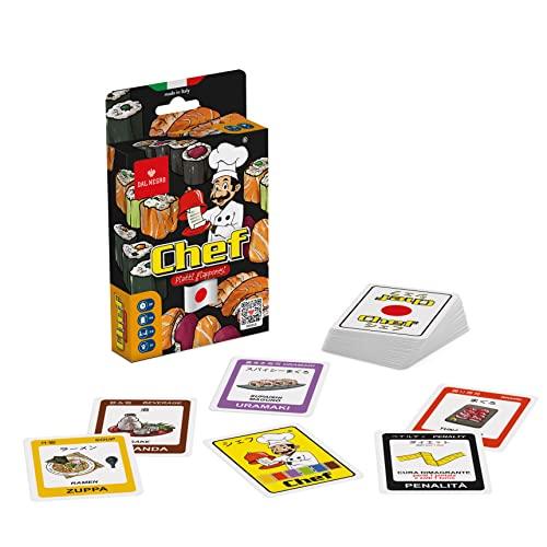 Dal Negro - Chef Piatti Giapponesi, Gioco di Carte per Famiglie e Bambini