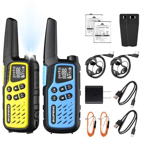 BAOFENG T-25: Walkie Talkie PMR446 Doppia Funzione per Comunicazioni Chiare e Affidabili (Coppia)