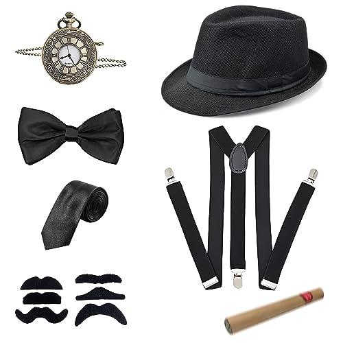 JOPHEK Set Accessori Anni '20 Uomo: Rivivi l'Epoca del Gatsby
