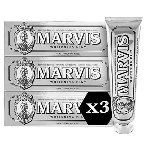 Marvis Dentifricio Sbiancante alla Menta - 3 x 85ml