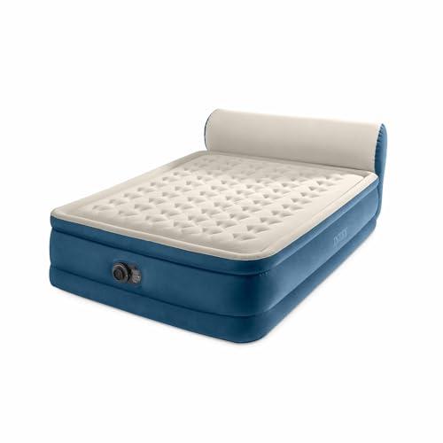 Intex 64460ND - Materasso Gonfiabile Matrimoniale con Testiera Silky Bed