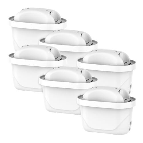 GLACIER FRESH Cartucce Filtranti per Acqua Compatibili Brita Maxtra+ (6 pezzi)