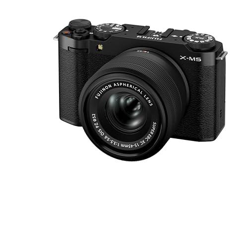 FUJIFILM X-M5 Fotocamera Mirrorless Kit XC15-45mm Nera