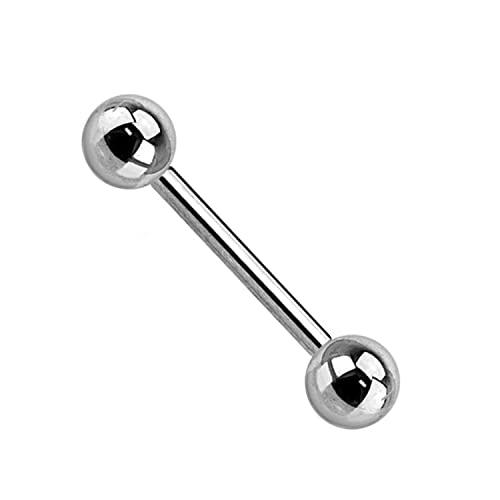 WARRIOR Piercing alla Lingua Barbell Sterile in Acciaio Chirurgico 316L