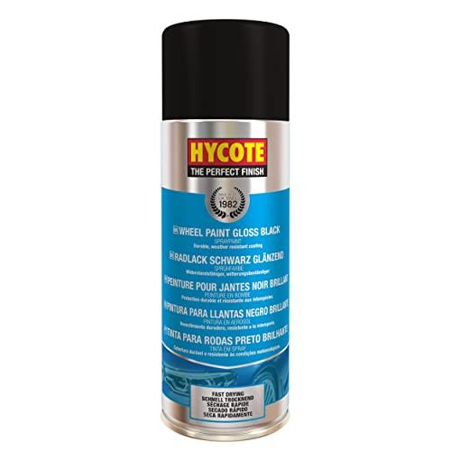Hycote Quick Dry Vernice per Cerchi Nero Lucido 400ml