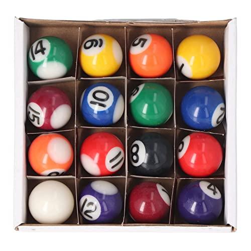 Set Mini Biliardo Americano con 16 Palline da 25mm in Resina