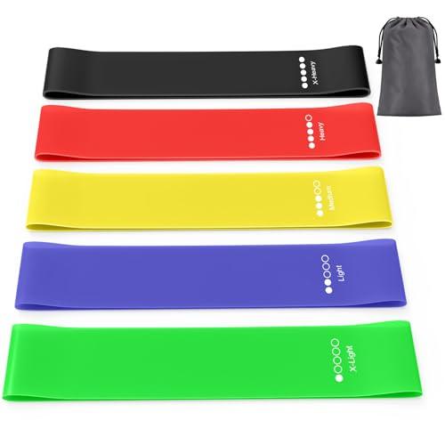 YLK Set di 5 Elastici Fitness con Diversi Livelli di Resistenza