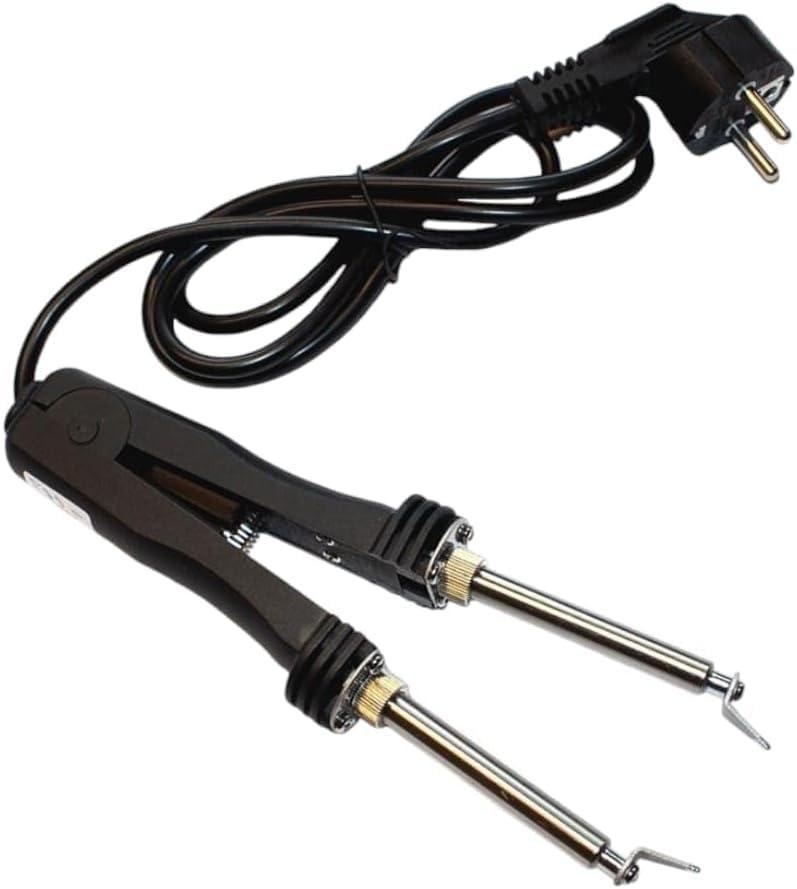 ANFEL Saldatore a Pinza AN-409 Dissaldatore Componenti Smd e Chip Circuiti Integrati Stazione Saldante Dissaldante Potenza 48W Tensione 220-240V Ricaldamento a Doppio Tubo Pinzetta Saldatura