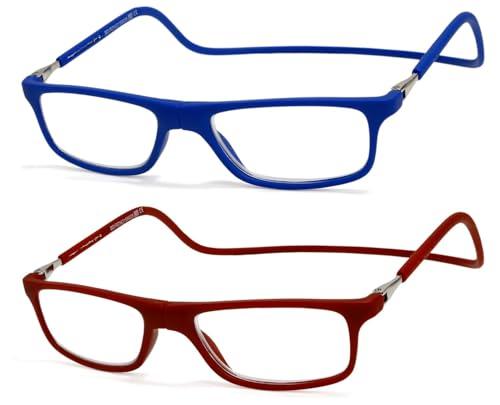 NEW VISION 2 Pack Occhiali Da Lettura con Calamita NV2904