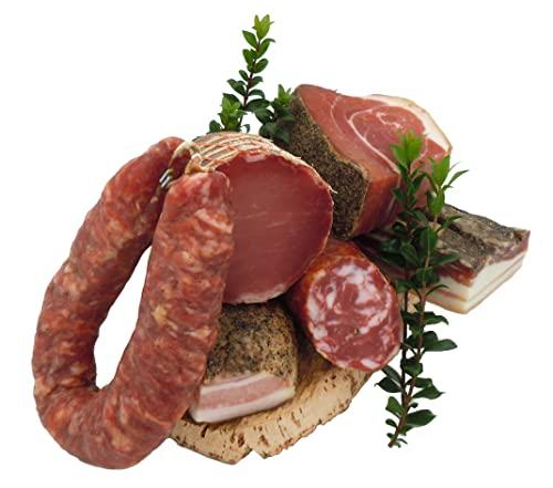 Box Degustazione Salumi Tipici Sardi Murru - Selezione Gourmet con Vassoio in Sughero
