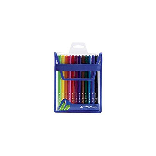 Tratto Pen Busta 12 Pezzi Multicolore