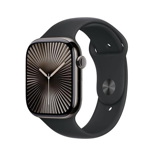 Apple Watch Series 10 GPS + Cellular 46mm Titanio Ardesia con Sport Loop Nero