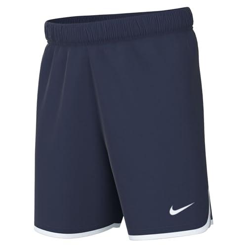 Nike Pantaloncini Unisex Bambini Y Nk DF Lsr V Short W, Midnight Navy/White/White