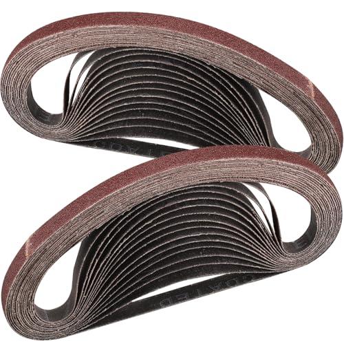 STEBRUAM Nastri Abrasivi 9 x 533 mm, 30 Pezzi, Grana 80