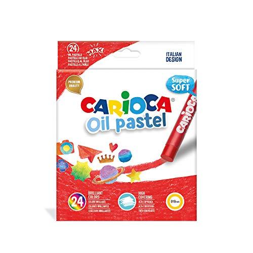 CARIOCA Oil Pastel - Pastelli a Olio Maxi - 24 Pezzi
