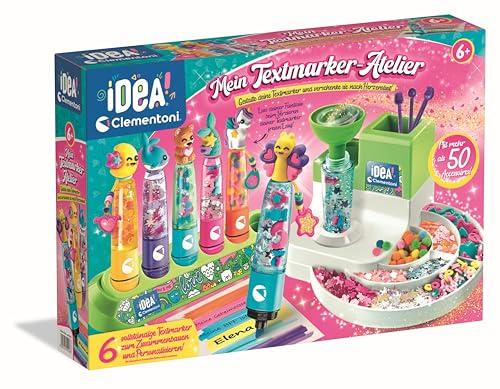 Clementoni Idea 59428 - Set di penne fai da te con oltre 50 accessori