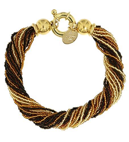Venetiaurum - Bracciale Multifili in Vetro e Argento 925