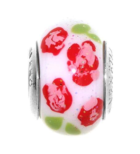 Charm Murrina in Vetro Originale di Murano e Argento 925 Venetiaurum